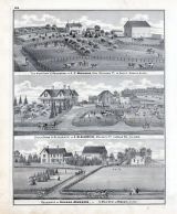 J. C. Bruner, L. D. Aldrich, George Johnson, Fair View Farm, Residence, Rutland, Mendota, La Salle County, La Salle County 1876